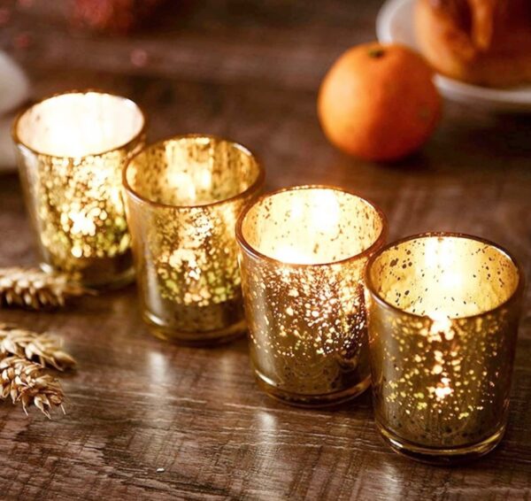 mercury glass votives