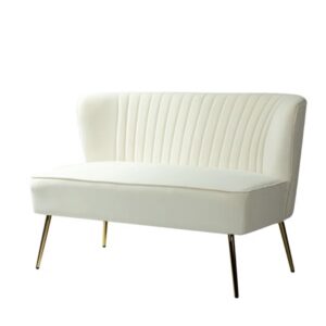 whitney ivory loveseat