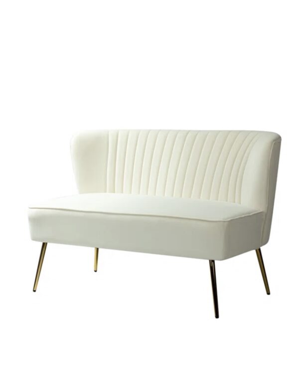 whitney ivory loveseat