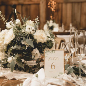 Gold Table Numbers